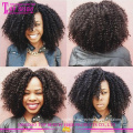 Wholesale cheap afro kinky curly human hair full lace wigs virgin mongolian human hair afro wig for black women